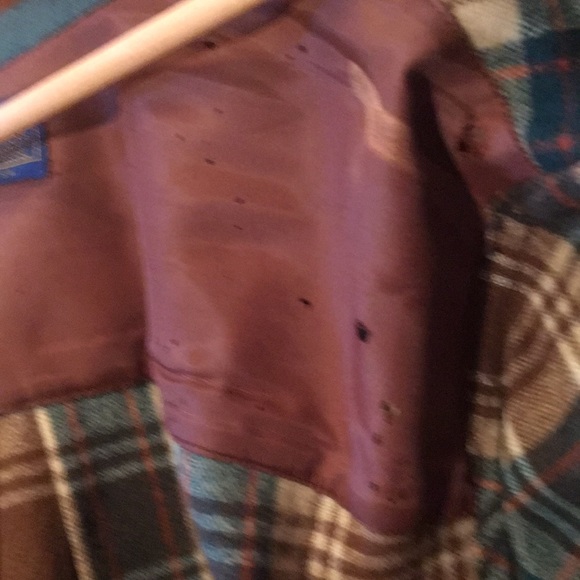 VINTAGE Wool Plaid Button Down - Picture 6 of 8